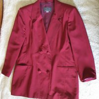 Ново винено сако 46 размер - класическа кройка, снимка 1 - Сака - 5930770
