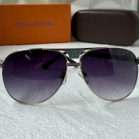 Louis Vuitton мъжки слънчеви очила авиатор, снимка 2 - Слънчеви и диоптрични очила - 44845152