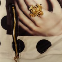 Секси тениска био памук, стилен принт с камъни, златни ципове с ефектни катарами за завършек, дишаща, снимка 5 - Тениски - 37416475