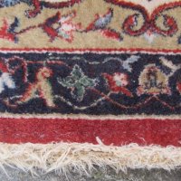 Стар ръчно тъкан вълнен персийски Килим 340х260 см., снимка 5 - Килими - 38405457