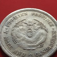 РЕПЛИКА КОПИЕ на стара сребърна Китайска монета перфектно състояние за КОЛЕКЦИОНЕРИ 41474, снимка 4 - Нумизматика и бонистика - 43193370