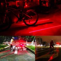 Вело LED стоп с лазер, снимка 5 - Аксесоари за велосипеди - 28728455