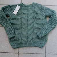 Дамски изчистен пуловер в 6 цвятя, снимка 11 - Блузи с дълъг ръкав и пуловери - 34760359