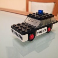 Много стар Конструктор Лего - LEGO Police 611 - Полицейска кола