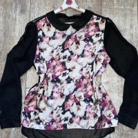 Страхотна елегантна блуза теменужки , снимка 1 - Блузи с дълъг ръкав и пуловери - 40126103