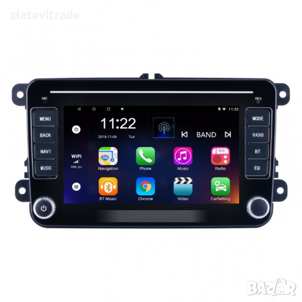 VW SKODA SEAT VOLKSWAGEN PASSAT GOLF RNS510 7" с ДВД Механика Навигация, снимка 1