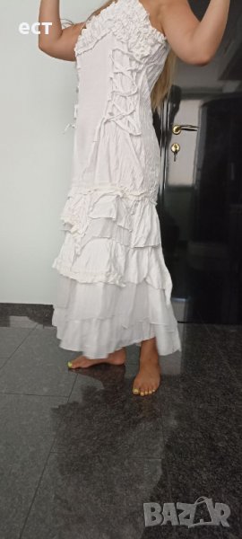 Романтична рокля с волани, снимка 1