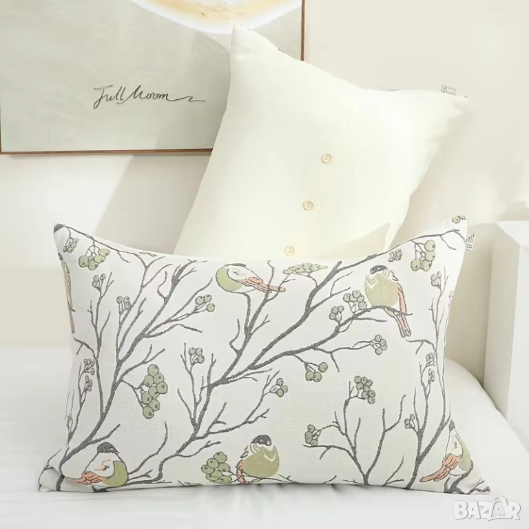 Комплект от 2 броя арт памучни калъфки ., снимка 1