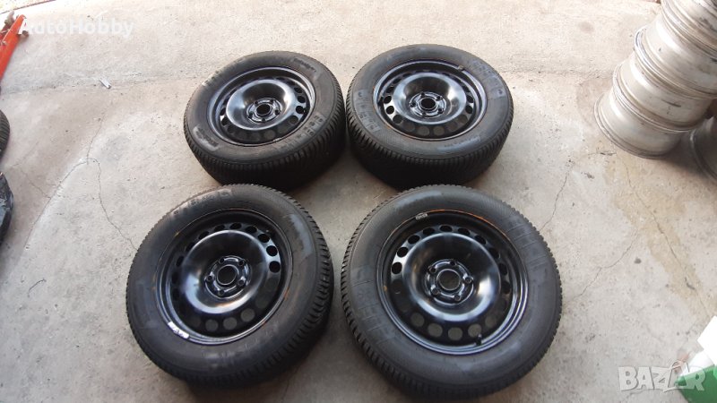 Джанти железни оригинални VW Audi Skoda 5x112 16цола Отлични, снимка 1