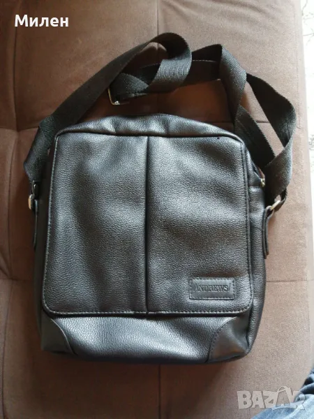 Мъжка чанта през рамо  Andrews - Черна , снимка 1