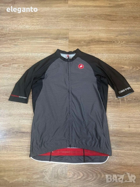 Оригинално мъжко Вело MTB Castelli  Rosso Corsa Aero Race  Jersey , XL размер, снимка 1
