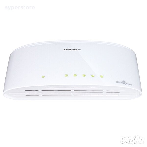 Суич D-Link DGS-1005D 5-портов 10/100/1000Mbps Gigabit комутатор, снимка 1