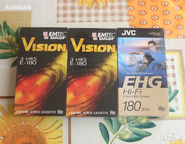 Видео касети хром - 3 броя, снимка 1