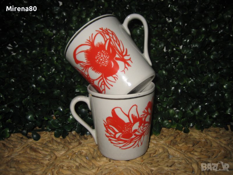 Руски чаши за чай/кафе - 6 бр., снимка 1