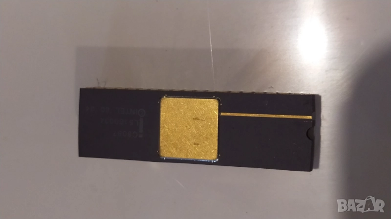 Ретро Ко Процесор I8087 GOLD за ХТ и Правец 16, снимка 1