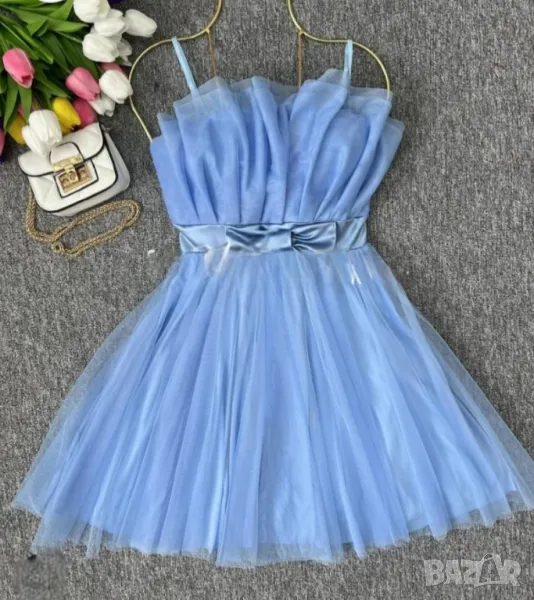 рокля с тюл , снимка 1