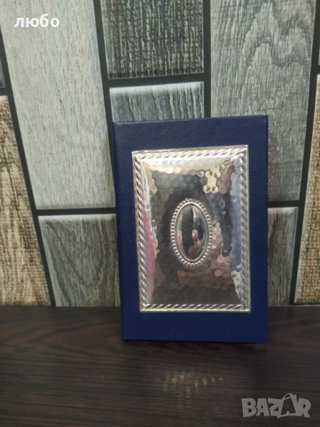 Бележник със Сребърен Обков 0,925 Италиански , снимка 1