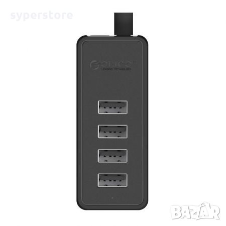 USB Хъб USB Разклонител Orico W5P-U2-100-BK-PRO USB2.0 4-портов с 1 метър кабел, снимка 1
