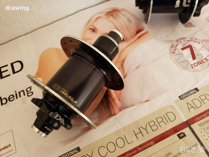 E13 предна и задна главина Shimano HG, снимка 1