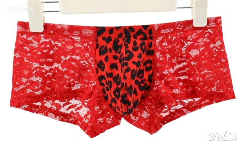 Мъжки дантелени боксерки , снимка 1