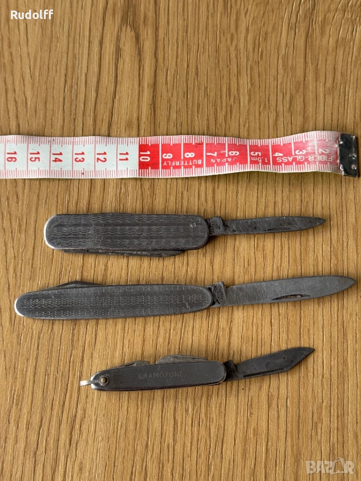Лот ножчета с интересна маркировка, снимка 1