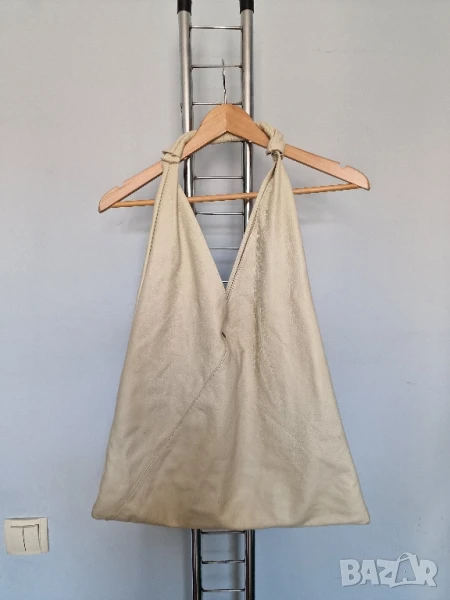 Страхотна дамска чанта естествена кожа, снимка 1