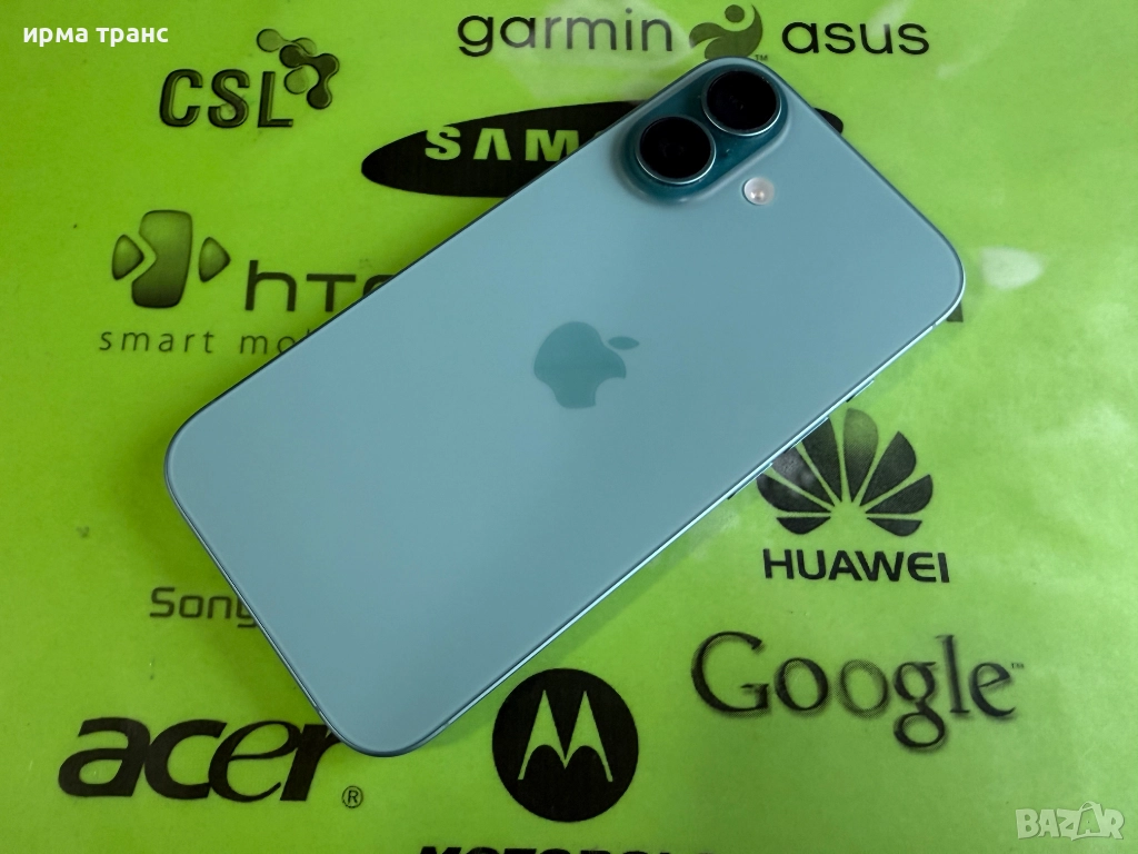 iPhone 16 128gb 100% батерия.Гаранция, снимка 1