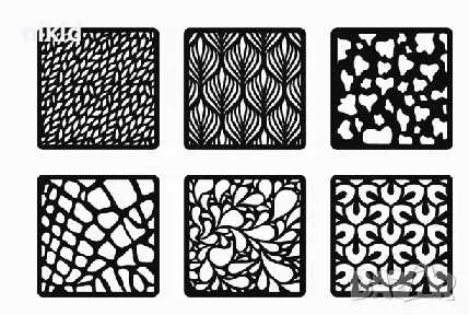 6 бр шарки плетеница стенсил шаблон спрей за торта украса стена декорация Scrapbooking, снимка 1