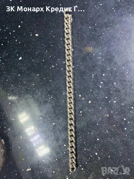 Сребърна гривна, снимка 1