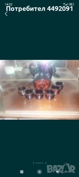 комплект чаши с кана , снимка 1