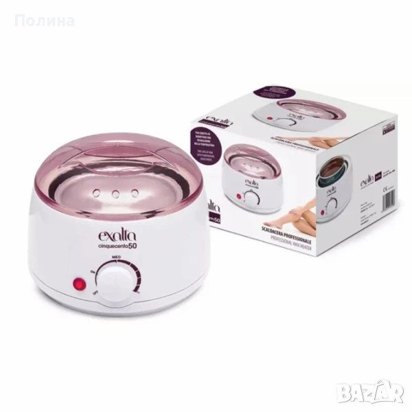 Професионален нагревател за восък Exalta с регулируема температура – 400 мл, снимка 1