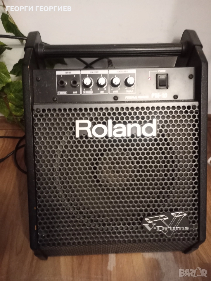 Продавам мощна тонколона,кубе,монитор Roland PM-10, снимка 1