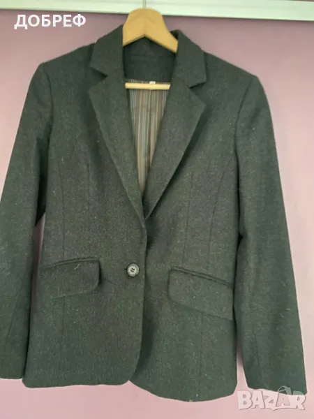 Дамско вълнено класическо сако, снимка 1