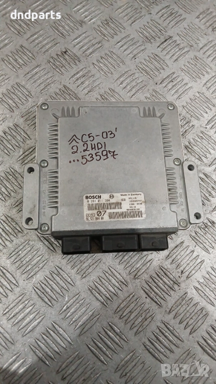 Компютър Citroen C5 2.2HDI 2003г. 0281011394 9652184480, снимка 1