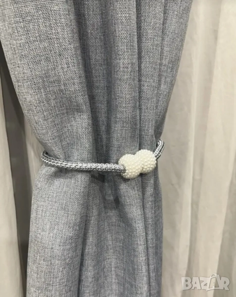 Декоративна магнитна скоба за завеса, снимка 1