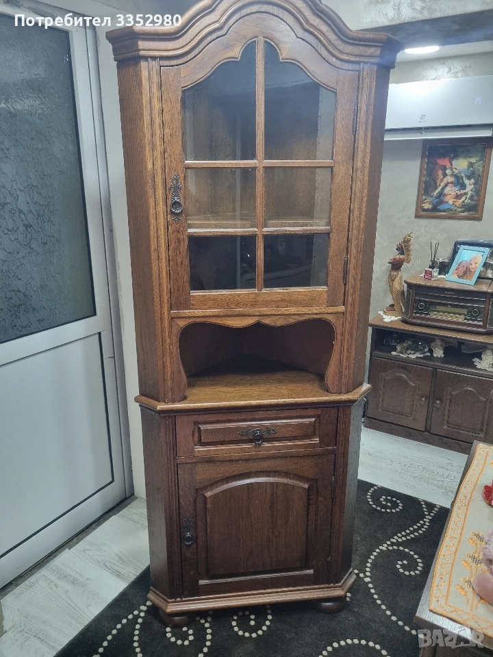 Ретро ъглов шкаф, снимка 1