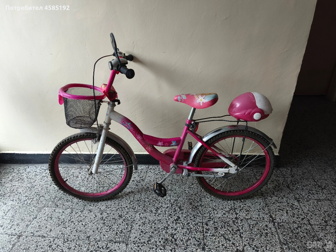 Барби велосипед с 20 цола гуми, снимка 1