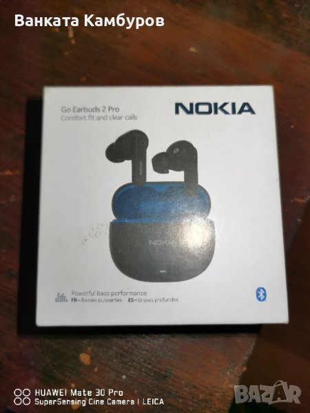 Bluetooth Headphones Nokia Безжични Блутут Слушалки Нокия Go EARbuds 2 Pro , снимка 1