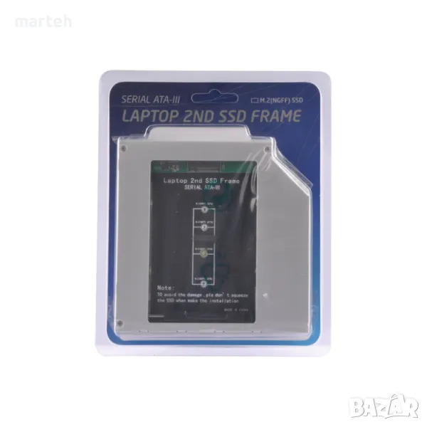 Aдаптер Лаптоп DVD -> M.2, снимка 1