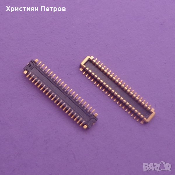 Конектор / Букса 40 pin на лентов кабел за Samsung Galaxy A22 5G A226, снимка 1