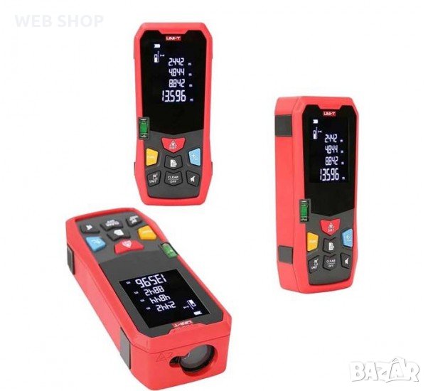 Лазерен дистанциометър UT-LM20 за измерване на разстояние, площ или обем 20m, снимка 1