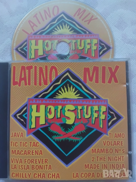 Hot Stuff - Latino Mix оригинален диск Poly Sound, снимка 1