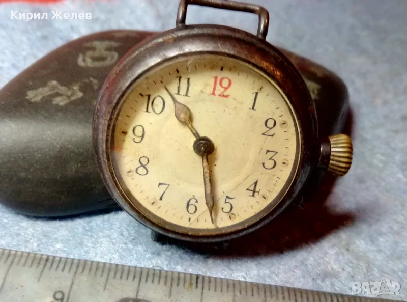 Стар РЯДЪК КОЛЕКЦИОНЕРСКИ МОДЕЛ НЕМСКИ ДЖОБЕН ЧАСОВНИК ПРЕПРАВЕН на РЪЧЕН 47628, снимка 1