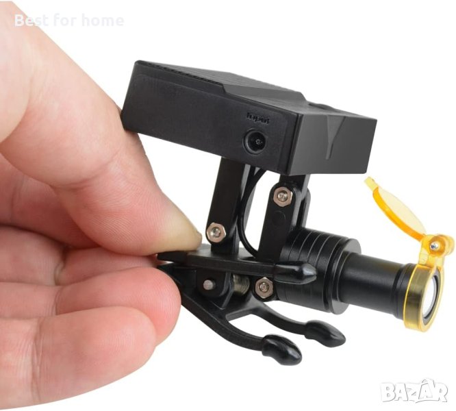 5W Стоматологичен LED фар Безжичен за очила с лупи, Преносим безкабелен челник за дентален хигиенист, снимка 1