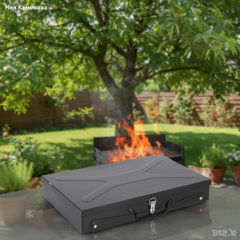 Градинска сгъваема скара за къмпинг и пикник. , снимка 1