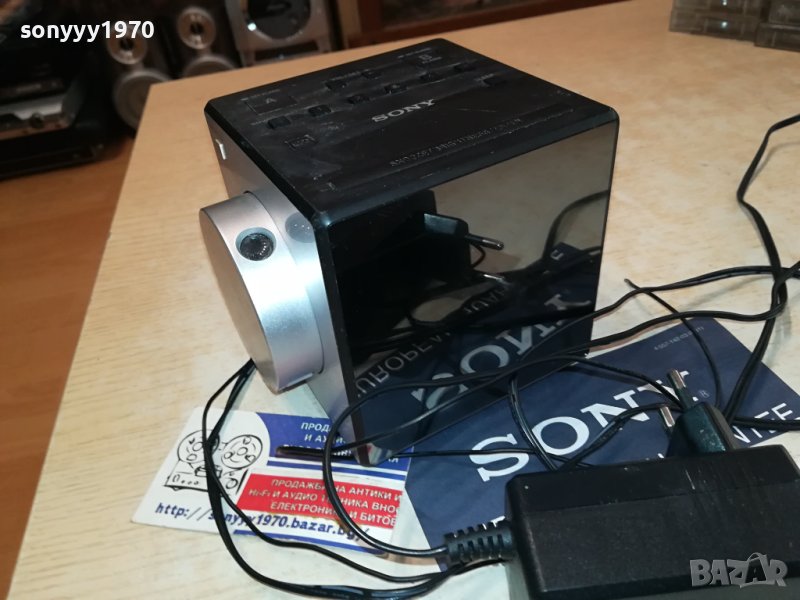 SONY-РАДИО ЧАСОВНИК С ПРОЖЕКТОР ЗА СТЕНА 1611230829, снимка 1