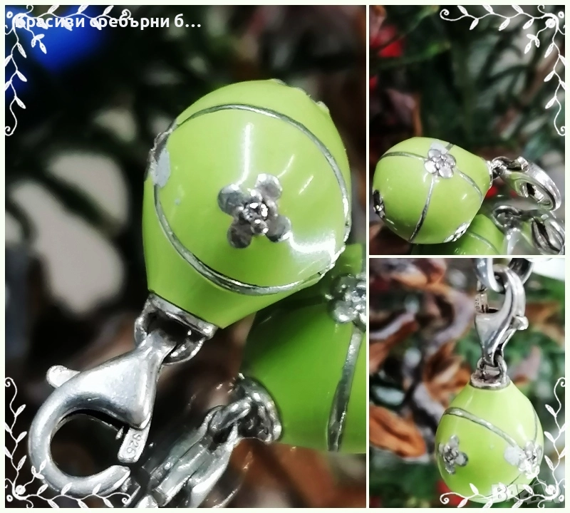 Thomas Sabo- оригинална висулка с емайл и циркони , снимка 1