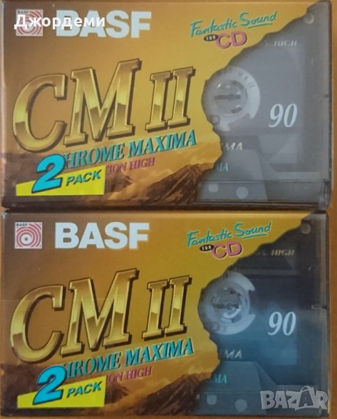 Аудио касети /аудио касета/ BASF CM II Chrom Maxima 90 мин. 2 броя, снимка 1