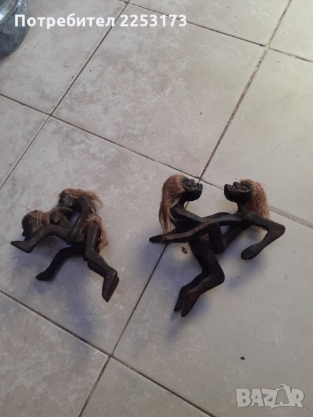 Две дървени декорация от Африка, снимка 1