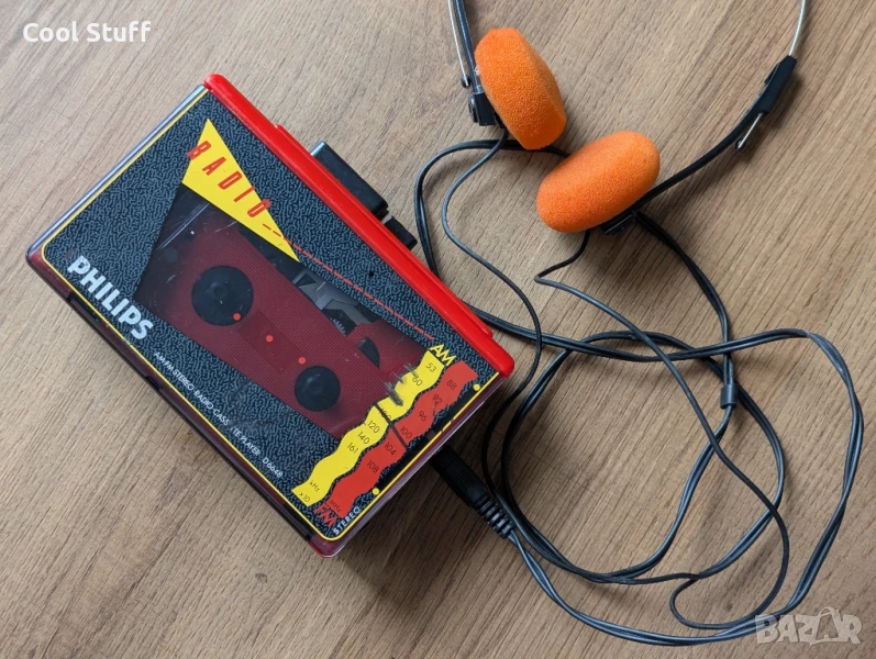 Уокмен Philips D6648 AM-FM STEREO RADIO CASSETTE PLAYER, снимка 1